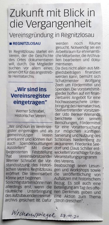 Wochenspiegel 27.11.2021