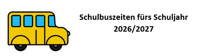 Busfahrplan Gemeindebus Schuljahr 2026/2027