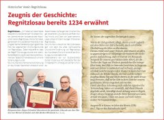 REHport 04.2025, Regnitzlosauer Gründungsurkunde